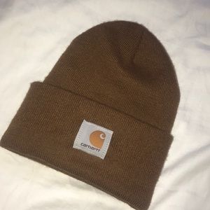 brown carhartt beanie